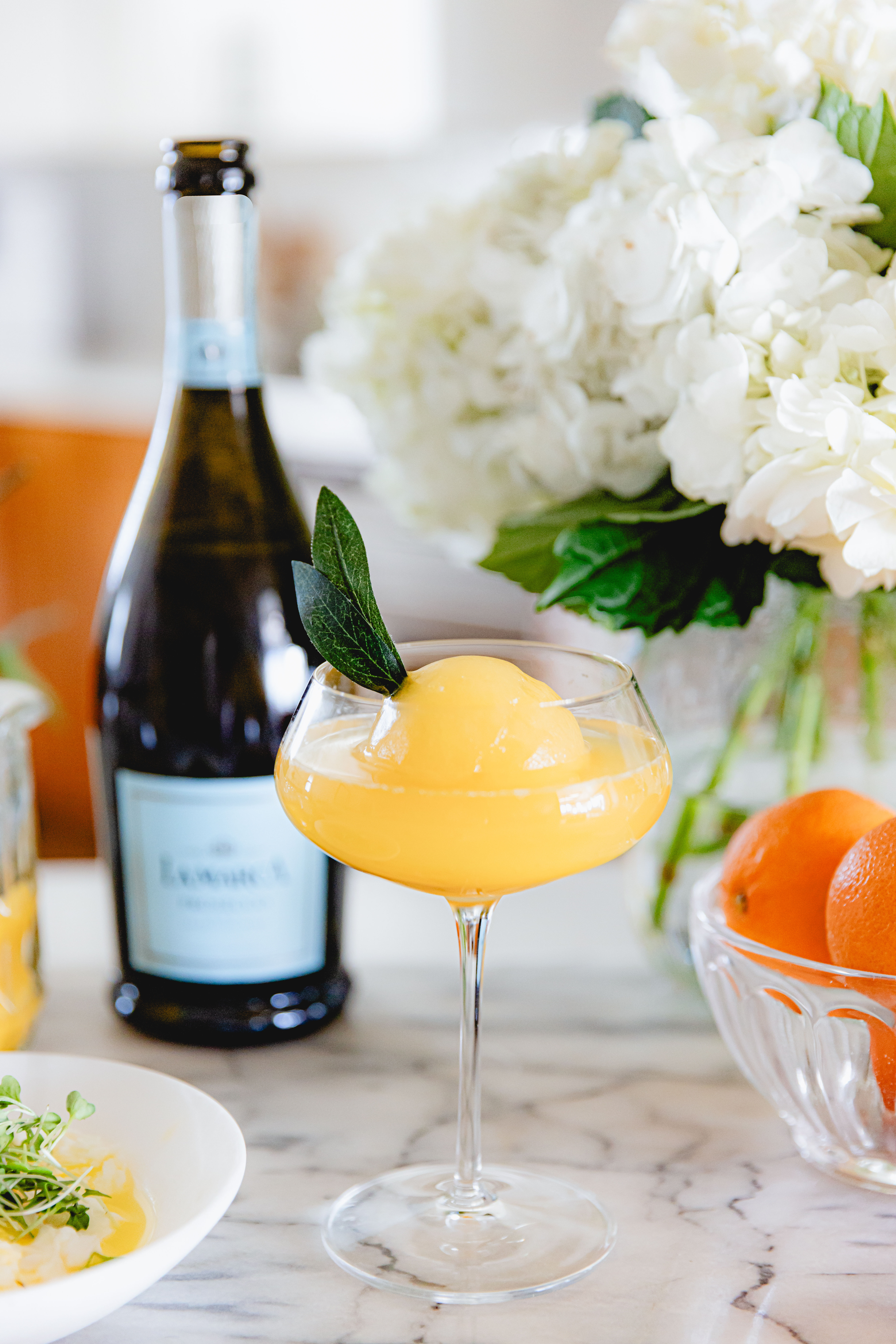 Prosecco mimosas