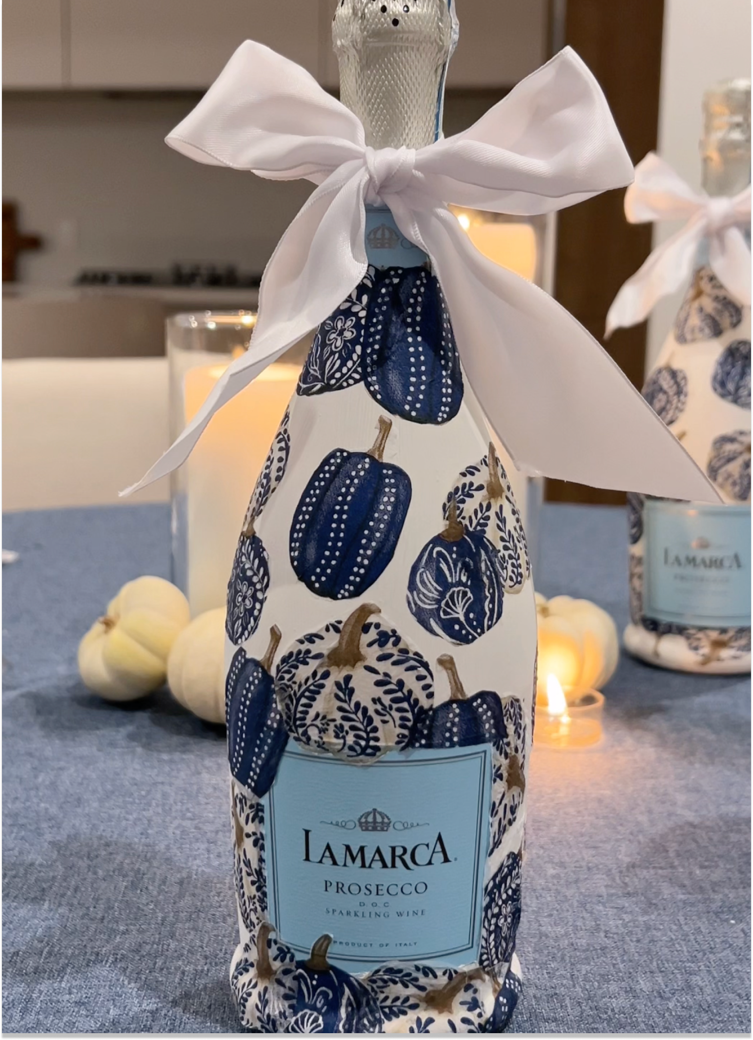 How to Decoupage Your Prosecco Bottle