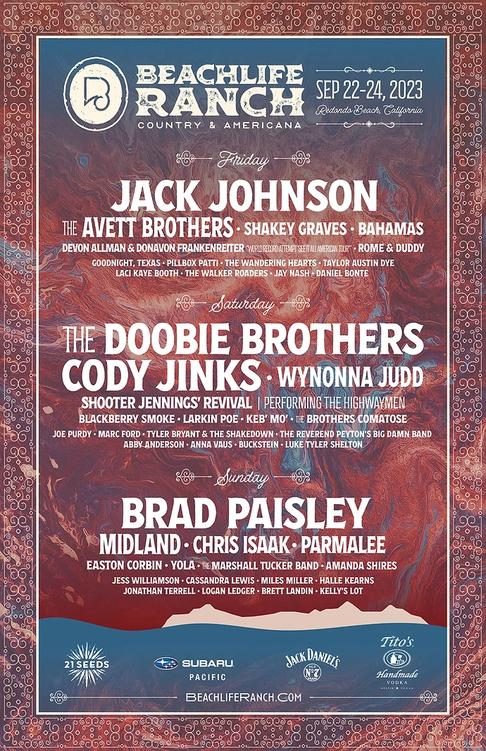 Beach Life Ranch Lineup