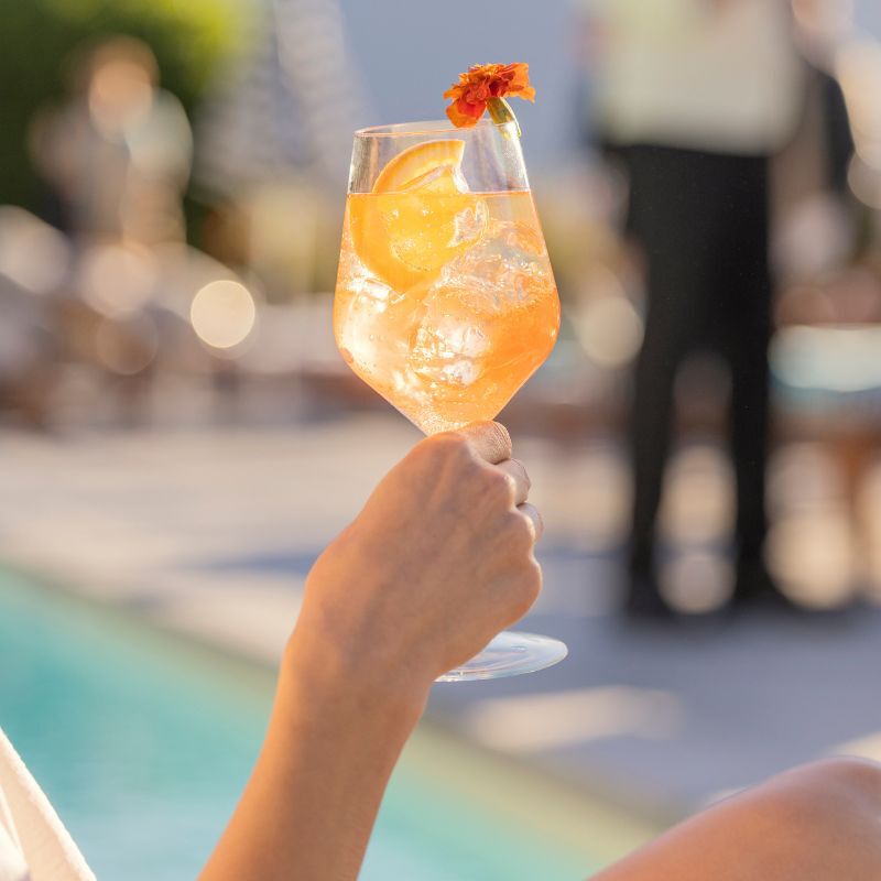 Prosecco By The Pool