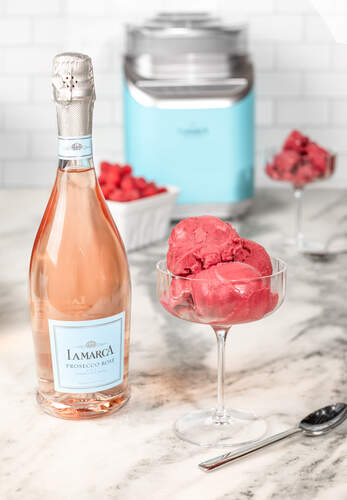 Rosé Raspberry Hibiscus Sorbetto