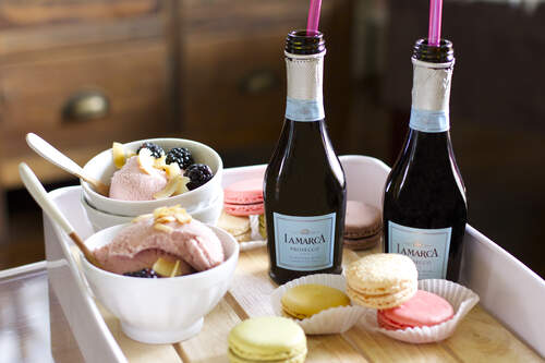 Ice Cream Cookies La Marca Prosecco