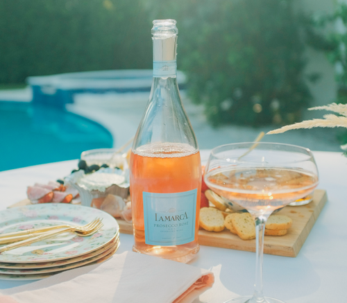 La Marca Prosecco Rose in Summer