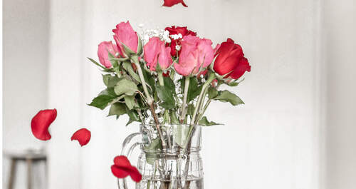 La Marca Valentine's Day Rose Basket