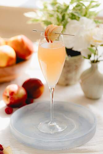 Bellini Prosecco Cocktail