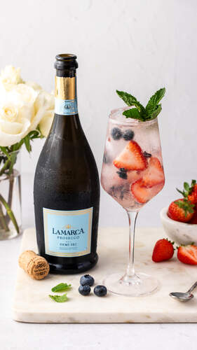 Berry Spritz Prosecco Demi Sec Cocktail