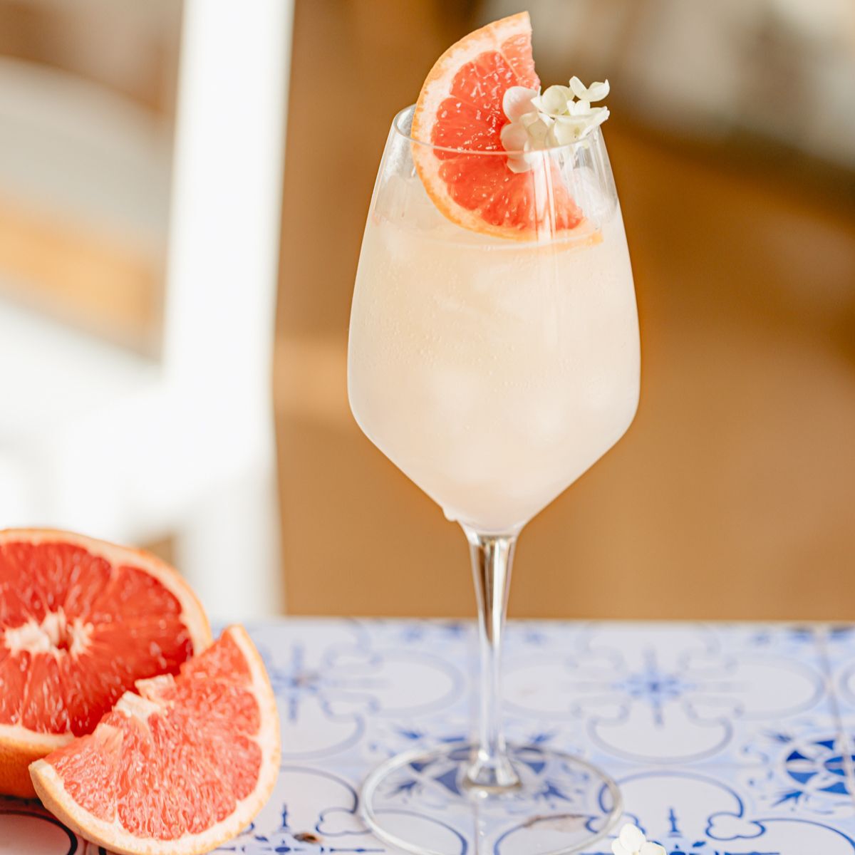 Tuscan Golden Hour Prosecco Cocktail recipe