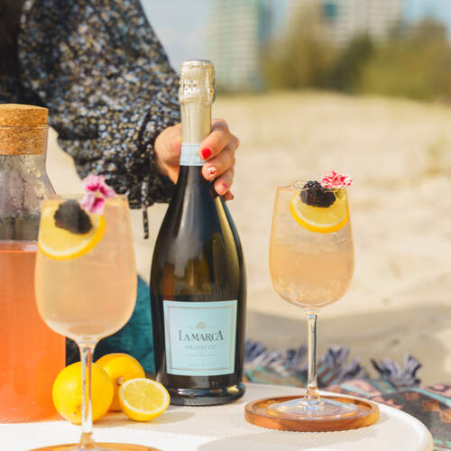 Limoncello Blackberry Spritz