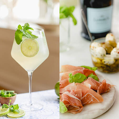 The Hugo & Charcuterie Prosecco Cocktail Food Pairing