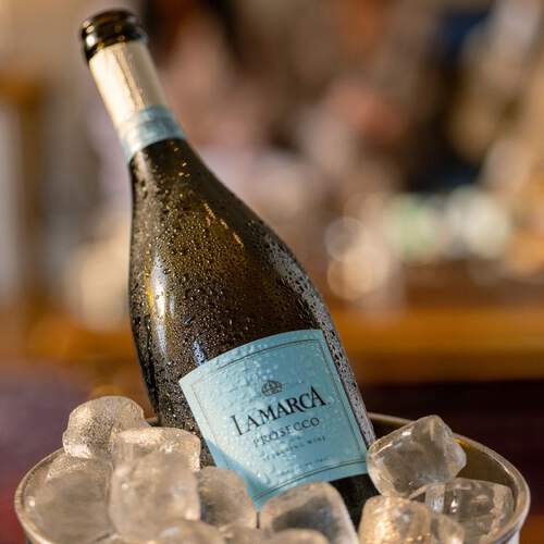 Serving La Marca Prosecco