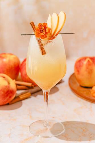 Fall Spiced Spritz Prosecco Cocktail Recipe